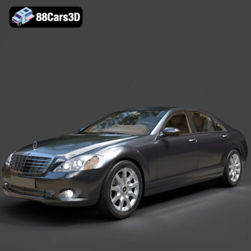 Mercedes-Benz S-Class W221 2005 3D Model