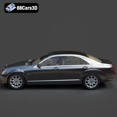 Mercedes-Benz S-Class W221 2005 3D Model