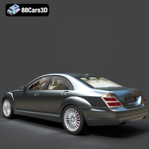Mercedes-Benz S-Klasse 221-007 3D Model