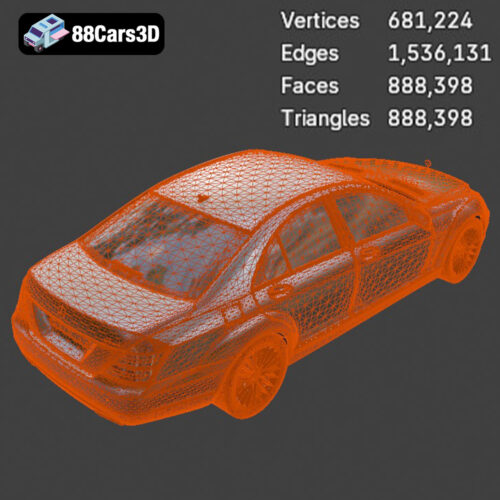 Mercedes-Benz S-Klasse 221-007 3D Model