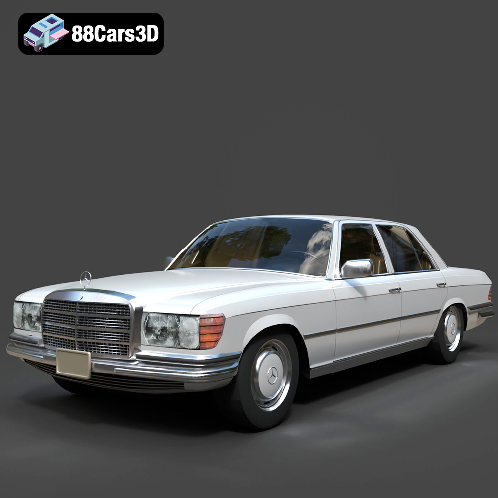 Mercedes-Benz S-Klasse W116 3D Model