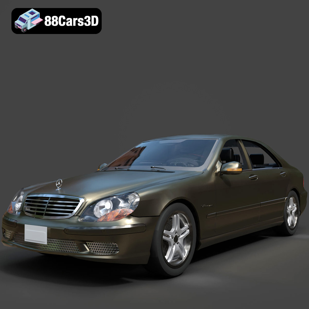 Mercedes-Benz S-Klasse W220 3D Model