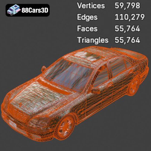 Mercedes-Benz S-Klasse W220 3D Model