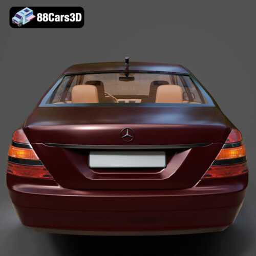 Mercedes-Benz S-Klasse W221 2008 3D Model