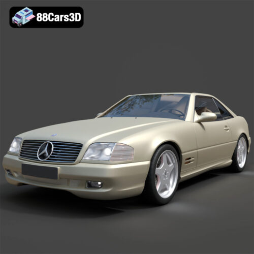 Mercedes-Benz SL500 AMG (R129) 3D Model - Main Image Mercedes-Benz SL500 AMG (R129) 3D Model