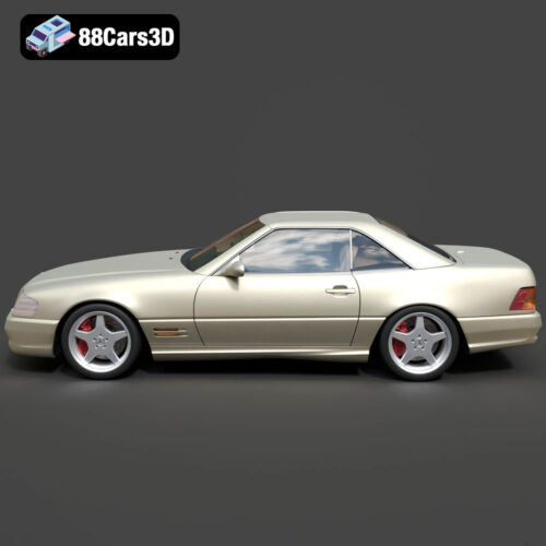 Mercedes-Benz SL500 AMG (R129) 3D Model - Gallery Image 2 Mercedes-Benz SL500 AMG (R129) 3D Model