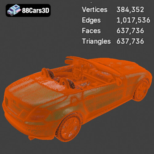 Mercedes-Benz SLK (R171) 3D Model