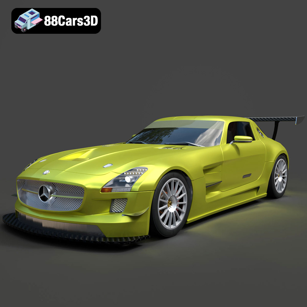 Mercedes-Benz SLS AMG GT3-002 3D Model