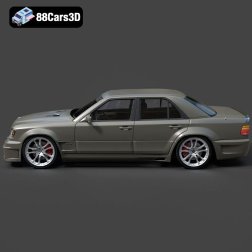 Mercedes-Benz W124 Brabus V12 3D Model