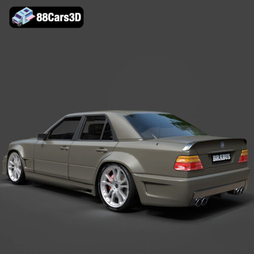 Mercedes-Benz W124 Brabus V12 3D Model