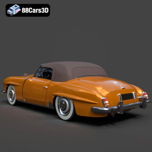 Mercedes-Benz 190SL 1955 3D Model