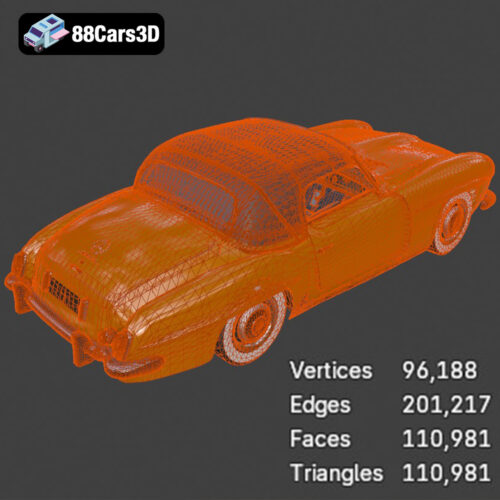Mercedes-Benz 190SL 1955 3D Model