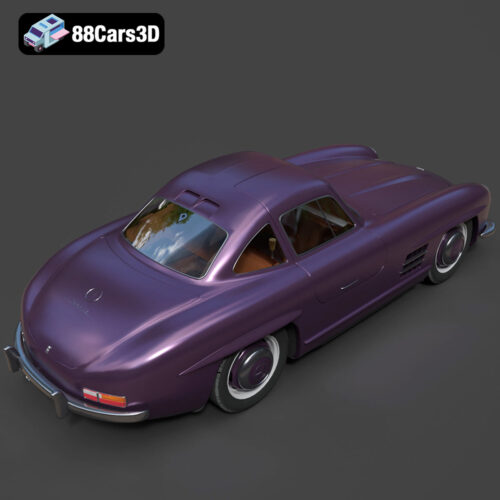 Mercedes-Benz 300SL 1955 3D Model