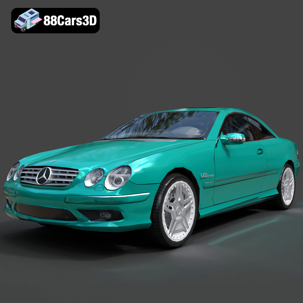 Mercedes-Benz CL65 C215 AMG 3D Model