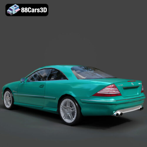 Mercedes-Benz CL65 C215 AMG 3D Model