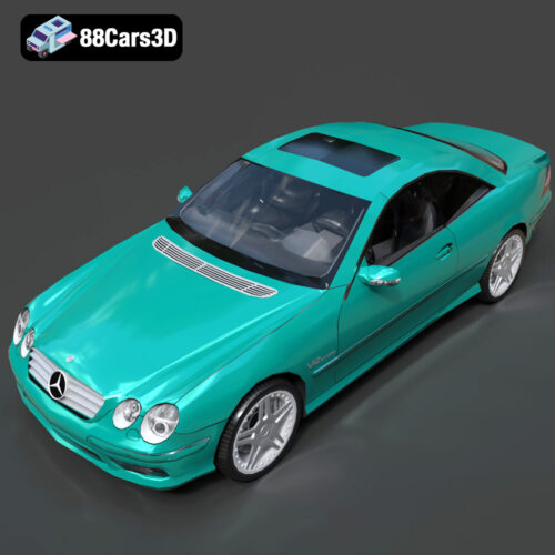 Mercedes-Benz CL65 C215 AMG 3D Model