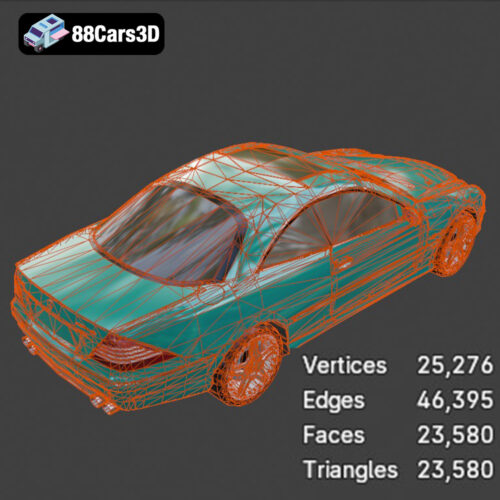 Mercedes-Benz CL65 C215 AMG 3D Model