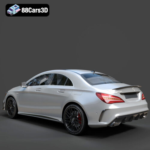 Mercedes-Benz CLA45 AMG 2017 3D Model