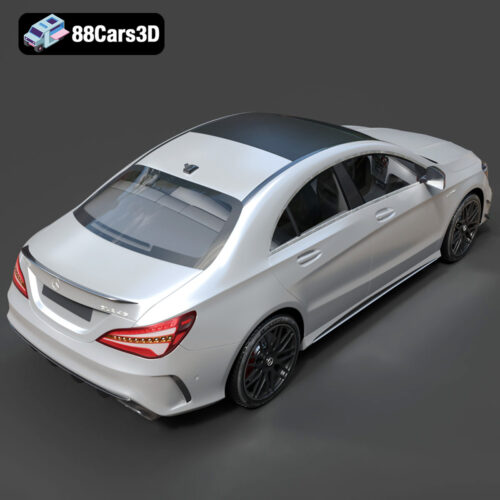 Mercedes-Benz CLA45 AMG 2017 3D Model