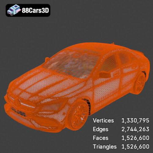 Mercedes-Benz CLA45 AMG 2017 3D Model