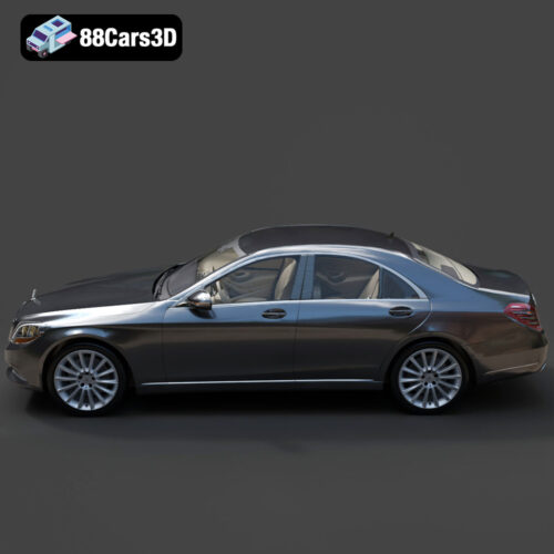 Mercedes-Benz S500 3D Model - Gallery Image 2 Mercedes-Benz S500 3D Model