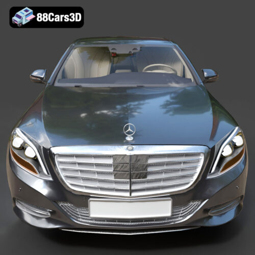Mercedes-Benz S500 3D Model - Gallery Image 4 Mercedes-Benz S500 3D Model