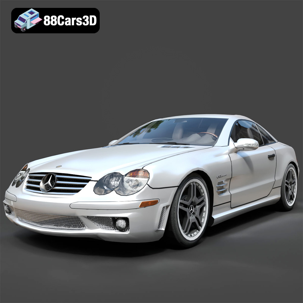 Mercedes-Benz SL 65 AMG 3D Model