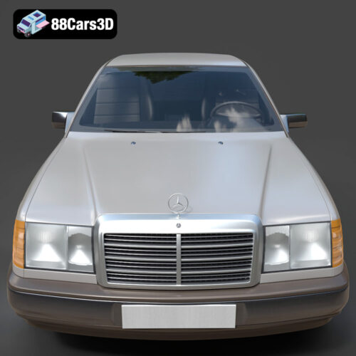 Mercedes E-Class w124 Coupe 3D Model - Gallery Image 8 Mercedes E-Class w124 Coupe 3D Model