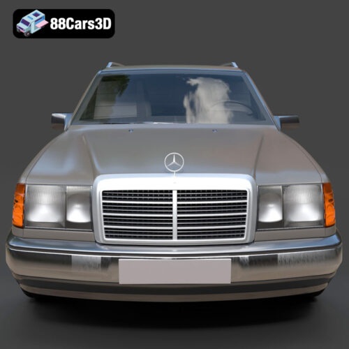 Mercedes E-Class w124 Kombi 3D Model
