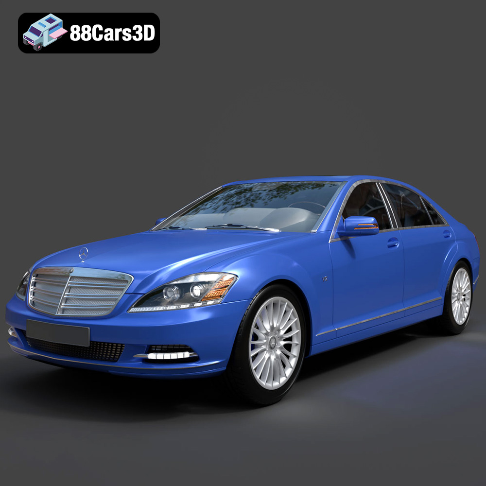 Mercedes S-Class 2010 3D Model