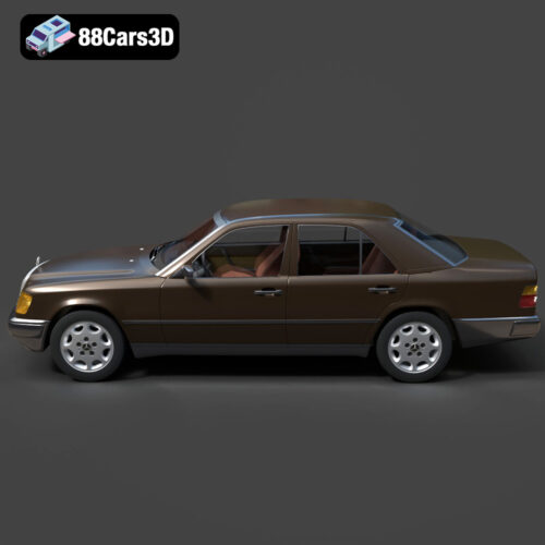 Mercedes W124 Sedan 3D Model