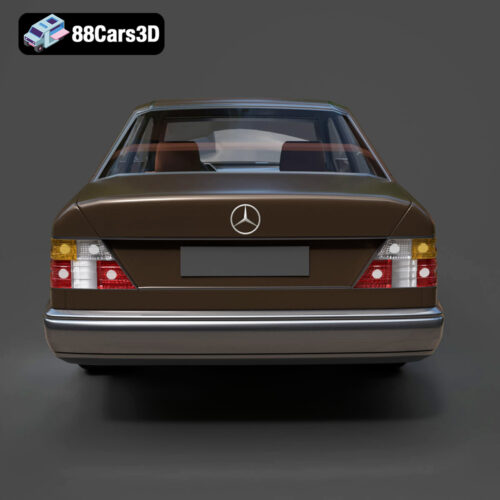 Mercedes W124 Sedan 3D Model