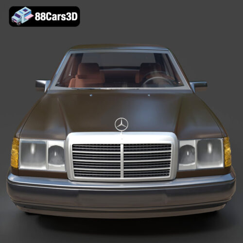 Mercedes W124 Sedan 3D Model