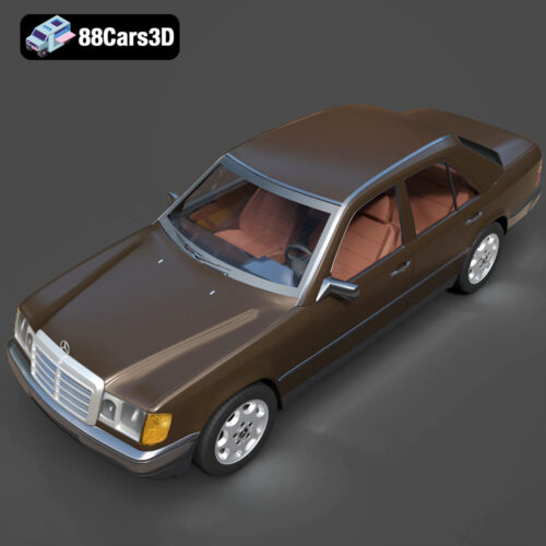 Mercedes W124 Sedan 3D Model