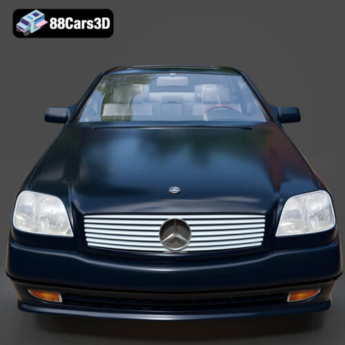 Mercedes 600 SEC W140 1992 3D Model