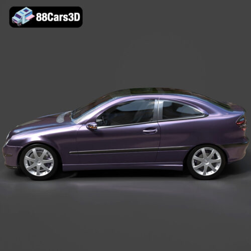Mercedes-Benz C230 SportCoupé 2005 3D Model