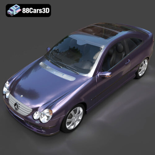 Mercedes-Benz C230 SportCoupé 2005 3D Model