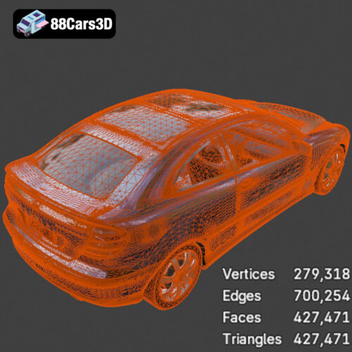 Mercedes-Benz C230 SportCoupé 2005 3D Model