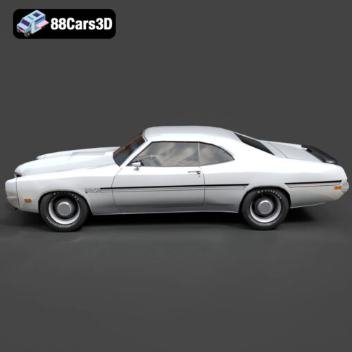 Mercury Cyclone Spoiler 1970 3D Model - Gallery Image 4 Mercury Cyclone Spoiler 1970 3D Model