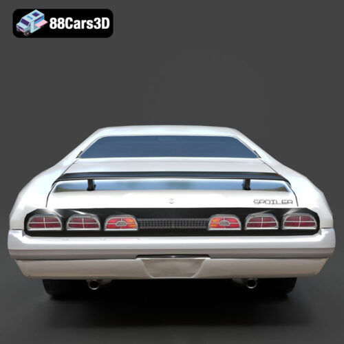 Mercury Cyclone Spoiler 1970 3D Model - Gallery Image 3 Mercury Cyclone Spoiler 1970 3D Model