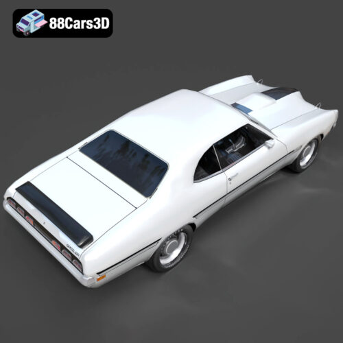 Mercury Cyclone Spoiler 1970 3D Model - Gallery Image 1 Mercury Cyclone Spoiler 1970 3D Model