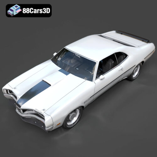 Mercury Cyclone Spoiler 1970 3D Model - Gallery Image 6 Mercury Cyclone Spoiler 1970 3D Model