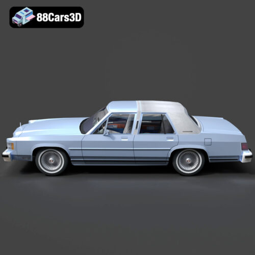 Mercury Grand Marquis LS 1986 3D Model