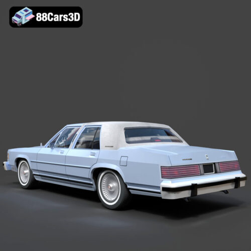 Mercury Grand Marquis LS 1986 3D Model