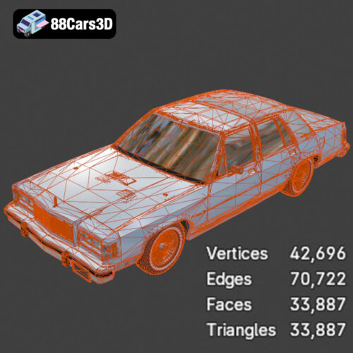 Mercury Grand Marquis LS 1986 3D Model