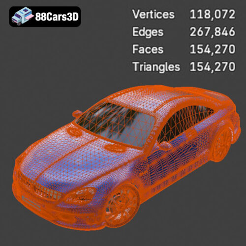 Mercedes-Benz CL6540-005 3D Model