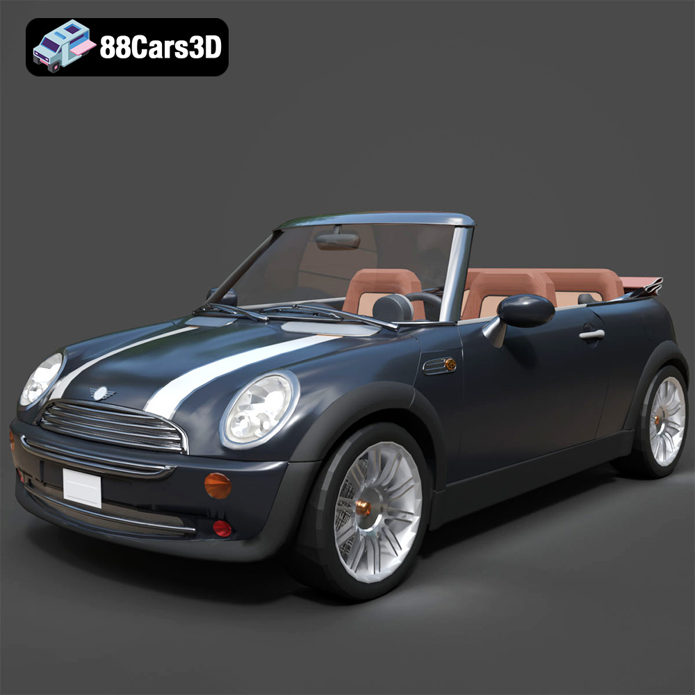 Mini Cabrio 2025 3D Model