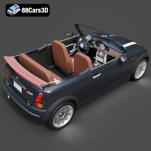 Mini Cabrio 2025 3D Model