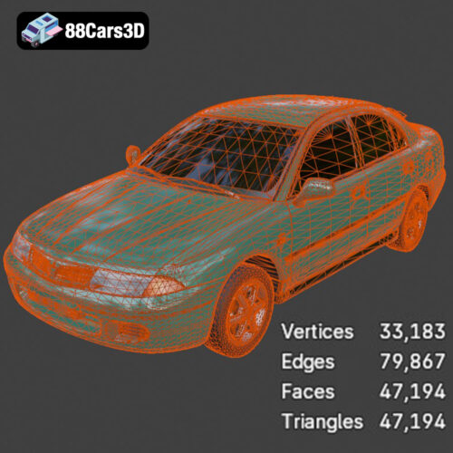 Mitsubishi Carisma 3D Model - Gallery Image 4 Mitsubishi Carisma 3D Model