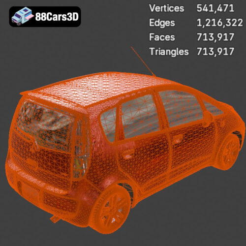 Mitsubishi Colt 2025 3D Model - Gallery Image 6 Mitsubishi Colt 2025 3D Model